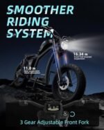 BG-X Electric Bike for Adults,1500W Brushless Motor 48V/31.5Ah Up to 40 Miles E-Bike Front/Rear Turn Signal Dual Suspension Ebikes - Image 6