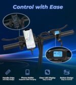 NAVIC CB6 Electric Bike for Adults, 750W Peak Power Folding Ebike, 22Mph Max Speed, 499.2Wh Removable Battery, 14" Adults Electric Bicycle, Max 28Miles Long Range, Mini E Bikes - Image 6