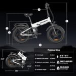Tank 1500W Peak Electric Bike for Adults, 28MPH 65Miles Folding Electric Bike, 48V 15AH Removable Battery Folding Ebike, 20” *4.0 Fat Tires Ebike for Adults, Full Suspension - Image 6