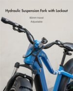 OKAI Ranger Electric Bike, 45 Miles Fat Tire eBike with Suspension Fork, 28mph Power by 1000W Motor, 8-speed Drivetrain, All Terrain Electric Bike for Adults, 705.6Wh Removable Battery Heavy-duty Bike - Image 5