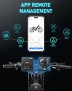 HEDONIC Romeo Pro [2024 Upgraded] Electric Bike for Adults 1400W/60Ah 100+Miles Long Range Ebikes 26" Fat Tire Electric Mountain Bike Full Suspension Ebike Dual Hydraulic Brakes - Image 5