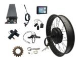 NBPOWER 5000w electric Fat Bike conversion kit sabvoton controller 100KM/H max speed, with TFT color display system,single Speed Freewheel