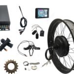 NBPOWER 5000w electric Fat Bike conversion kit sabvoton controller 100KM/H max speed, with TFT color display system,single Speed Freewheel