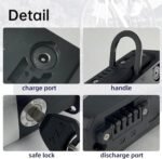 48V 17.5Ah/ 52V 17.5Ah Concealed Lithium Ebike Battery Folding Built-in Electric Bike for 250-1000W Motor with Charger and BMS (48V 17.5AH) - Image 4