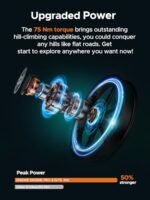 ENGWE Engine Pro 2.0 1200W Peak Power 75N.m Torque Sensor Ebike, 4.0 * 20” Fat Tire Folding Electric Bike for Adults, 52V 16AH Battery Up to 28MPH 68Mile Long Range, Full Suspension All Terrain - Image 2