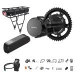 BAFANG 52V 1000W Mid Drive Kit Ebike Motor with Optional Display&46T Chainring Mid Drive Electric Bike Conversion Kits Fit 68-73MM BB Size Bikes