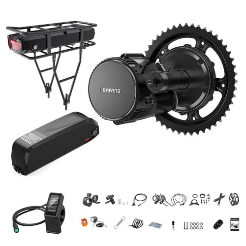Version 1.0.0 BAFANG 52V 1000W Mid Drive Kit Ebike Motor with Optional Display&46T Chainring Mid Drive Electric Bike Conversion Kits Fit 68-73MM BB Size Bikes - Image 1