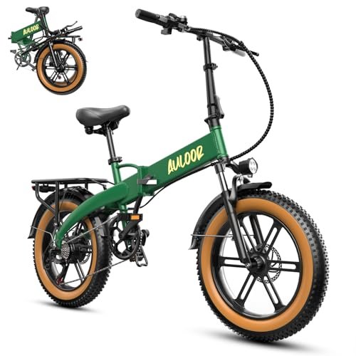 Version 1.0.0 Folding Electric Bike, 1000W Peak Motor Electric Bike for Adult, 30MPH, 60Miles Max Range for Ebike, 48V 614WH Removable Battery, 20" Fat Tire Electric Bicycle for Commute Beach Snow - Image 1