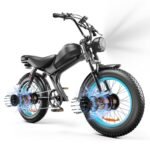 Electric Bike for Adults，Dual Motor Ebike，1000W/2000w Electric Bike，Fat Tire Electric Bike with 48V/20AH23AH Battery，,80 Miles E-Bike and Passed UL&GCC Certification