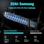 Electric Bike for Adults 20'' Fat Tire Electric Bike, AWD 2 * 750W Dual Motor e-Bike, 20Ah 960Wh Lithium Battery, Full Suspension, Electric Dirt Bike for Adults 30MPH Folding Electric Bike - Image 4