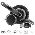 for Tongsheng TSDZ8 Mid Motor : 2024 New 48V 750W Mid Drive Kit - Optional Display, 44T Chainring, Torque Sensor Mid Mount Electric Bike Conversion Kit for 68-73mm Bottom Bracket