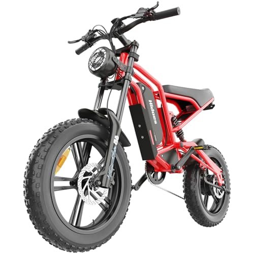 Version 1.0.0 20inch Electric Bike for Adults Fat Tire eBike for Men 48V 28-31mph 40 Miles Long Range All Terrain Off Road Dirt 20" Men's Bicycle e Bike Bicycle Bicicleta Electrica e-Bike - Image 1