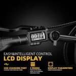 MARS700 Peak 1000W Motor Folding Electric Bike for Adults, 48V 20.8 AH Super Battery Up to 30MPH and 100 Miles, 7-Speed 20" Fat Tire All Terrain Ebike - Image 4