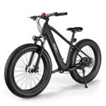 Hiboy P6 Electric Bike for Adults, 28MPH 62.1Miles Range 1000W Peak Motor 48V 13Ah Removable Battery Ebike, 26” x 4.0" Fat Tire Electric Bicycle, Shimano 7 Speed, Hydraulic Suspension, UL Certified