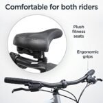 Schwinn Twinn Classic Tandem Adult Beach Cruiser Bike, Double Seater, Low Step Medium Or Large Frames, 7 or 21-Speed, 650c Urban Tires, Alloy Caliper Brakes - Image 3