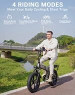 Electric Bike for Adults 1200W Peak BAFABG Motor 30MPH 48V 15AH Battery 60Miles Range Folding Ebikes for Adults Electric Bicycle 20 Inch Fat Tire E Bike Snow Bike UL 2849 Certified Ebike - Image 6