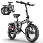 T1/Z2/Z1 Electric Bike for Adults 1500W/1200W/1000W Peak Motor, 30/26 mph Folding Ebike, 16"/14" Adults Electric Bicycles, 20Ah Battery, 40/38 Miles PAS Range, Lite Folding EBike for Teens