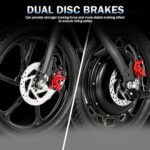 TESORO Folding Electric Bikes for Teens - 16" Electric Mini Bike, 20MPH Ebike with 450W Motor, 36V Lithium-ion Battery,LCD Display,Dual Suspension,Foldable Electric Bicycle for Adults 13+, UL 2849 - Image 5