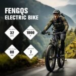 Electric Bike for Adults,1000/2000W Motor 35MPH,52V 20AH Battery,26" Fat Tire Ebike,Max 90 Miles E Bike for Men, Full Suspension,Hydraulic Brake 7-Speed Gears for Beach Mountain Electric Bike - Image 4