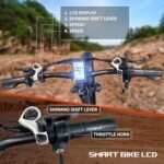 Electric Bike for Adults,Fat Tire Ebike 1000W (Peak 1200W) Electric Mountain Bike Up to 31MPH,26" Electric Bike Long Range with UL 48V/17.5Ah Removable Battery, 21-Speed - Image 4