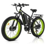 Electric Bike for Adults, 2000W Ebikes 26"x4" Fat Tire Bicycle, Dual Motor 48V/22.4Ah Removable Larger Battery Bikes for Beach Mountain Snow Commute Off-Road Ride with UL Certified
