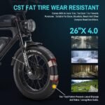 MEELOD Electric Bike Fat Tire Electric Bike Equipped with 1200w/2400w Dual Motor/Single Motor and 48v/40ah Or 48v/30ah Dual Batteries 35mph Electric Dirt Bike - Image 5