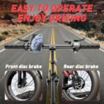 T1/Z2/Z1 Electric Bike for Adults 1500W/1200W/1000W Peak Motor, 30/26 mph Folding Ebike, 16"/14" Adults Electric Bicycles, 20Ah Battery, 40/38 Miles PAS Range, Lite Folding EBike for Teens - Image 4