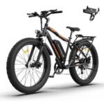 aostirmotor 750W Electric Bike for Adults 26"×4" Fat Tire Electric Bike 48V 13AH Lithium Battery Adult Electric Bicycles, 28MPH E Bike for Adults, Shimano 7 Speed Electric Mountain Bike