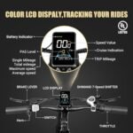 Likebike Electric Mountain Bike,26" Fat Tire Electric Bike for Adults Peak 720W, 48V 13Ah Battery,UL 2849 Certified,Step Thru Ebike,Off Road E-bike 25MPH 7-Speed and Front Suspension Electric bicycles - Image 6