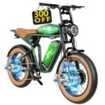 SAMEBIKE 2000W/4000W Electric Bike for Adults, 48V 36Ah Dual Battery Ebike Hydraulic Full Suspension, 34Mph/37Mph & 100 Miles Range Electric Bike, 20"*4.0" Electric Motorcycle for Adults, 7-Speed&UL