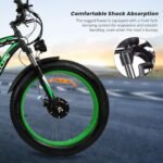 LUNYEE 2000W Electric Bike with 20Ah Removable Battery 26"×4“Fat Tire Ebike for Adults 35MPH 80/100Miles Electric Bicycles with Shi-Mano 21 Speed Lockable Front Sespension Hydraulic - Image 5