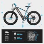 Ranger Electric Bike for Adults,26"*4"Ebike with Peak 1400W Motor,3A Fast Charge,Up to 65 Miles,720Wh Removable Built-in Battery,7-Speed Hydraulic Brakes Electric Bicycle with Fork Suspension - Image 6