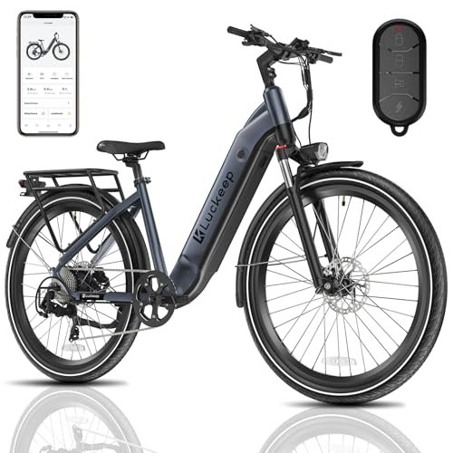Version 1.0.0 Electric Bike for Adults 1300W Peak Motor 48V 20AH SAMSUNG Battery 32MPH 80Miles Range 27.5'' Step-Thru Ebike with Torque Sensor, Anti-Theft Alarm, Hydraulic Brake, UL 2849 Certified Electric Bicycle - Image 1