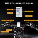 Electric Bike for Adults, 2000W Peak Motor with Removable 48V 25AH Battery, 20"x4.0" Fat Tires 35MPH Ebike, Dual Hydraulic Suspension Electric Bicycle for Commuting All-Terrain Off-Road - Image 6