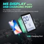 C2 Electric Bike Adults, 1100W BAFANG BLDC Motor & 48V 499WH BatteryAdult Electric Bike, 27"' Fat Tire Electric Bike, 28MPH, 7-Speed, 60Miles Range with Charging Port with Pannier Bag - Image 4