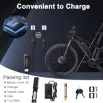 Ebike Battery Pack Power 48V E Bike Battery 20Ah for 0-1500W Motors Electric Bicycle Lithium-ion Battery for Adult Bicycle Voltage Equalization Chip& Safety Lock - W/Charger - Image 5