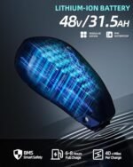 BG-X Electric Bike for Adults 1500W Brushless Motor with 48V/31.5Ah Battery, 34+ MPH Up to 40 Miles Range 20" *5" Fat TireFront/Rear Turn Signal, Dual Suspension - Image 4