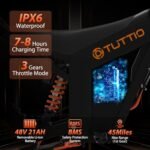 Soleil01 Electric-Dirt-Bike for Teens Adults, 14"/12" Fat Tire 2000W Electric-Motorcycle with 48V 21AH Battery Ebike 37MPH Hydraulic Brakes Mountain Off-Road EBike Fit Age 13+ - Image 3