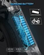 Eden Electric Bike Adults GPS Smart App Control 750W BAFANG Motor 48V 20Ah Samsung Battery Fat Tire Ebike,Electric Bicycle,90Miles Range,28MPH Max Speed UL Certificate - Image 3