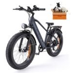 ENGWE E26 1000W Electric Bike for Adults, 26" *4.0" Fat Tire E-Bike with 48V 16Ah Removable Lithium-Ion Battery, Range 87Miles 28MPH 7 Gears Commuting Mountain Ebike