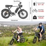 Electric Bike for Adults 26” Mountain Ebike 750W Motor with 48V/15Ah Removable Battery,7 Speed 29MPH Adult Dirt Bike(Grey) - Image 3