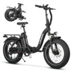 Folding Electric Bike for Adults with 500W Motor (Peak 720W),20" 4.0 Fat Tire Ebike,48V 13Ah Removable Battery UL 2849 Certified, Adults Electric Bicycles E-Bike,7-Speed and Front Suspension