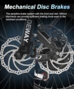 32Ah Electric Bike with 750W 28MPH Motor 20 inch Fat Tire Folding Electric Bike Urban City Commuter Ebikes for Adults Men Women with Baskets - Image 4