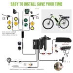 BAFANG 1000W Mid Drive Kit with Battery(Optional) BBSHD BBS03 Ebike Conversion Kit with Display,48V/52V 8Fun Electric Bike Conversion Kit for Moutain Road Bike(500C,Shark Battery 52V20AH) - Image 6
