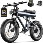 Electric Bike for Adults, 750W Motor (Peak 1000W), 48V 17.5Ah Removable Battery Ebike for Adults, 30Mph Max 55Mile Long Range Electric Bicycle for Commuting, Outdoors, Travel, Shopping