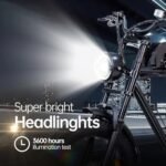 Electric Bike for Adult 1000W Motor 48V 15 Ah Removable Battery Max to 40 Miles Up to 27MPH, 7-Speeds 20“ Fat Tire Ebike Perfect for Commuter, Travel, Outdoor, Camping - Image 6