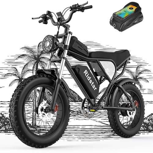 Version 1.0.0 YVY Electric Bike for Adults, 20"x4.0" Fat Tire Dirt Ebike, 1000/2000W Brushless Motor - 48/52V 15/20/40Ah Removable Battery, Up to 25-37MPH/50-180 Miles, 7 Speeds, Hydraulic Suspension, Disc Brakes - Image 1