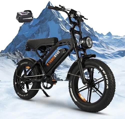 Version 1.0.0 V20 3.0 Ebike 1000W-1500W Brushless Motor, 48V/15Ah Lithium Battery, 20" x4.0 Fat Tire Electric Bike, Snow, Road, Mountain Electric Bicycle - Image 1