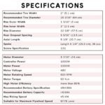 48v 1KW 26in Rear Wheel LCD Electric Bicycle Motor Kit - Image 5