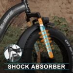 Electric Bike for Adults, 750W Long Range Foldable Ebike with One/Dual Removable Battery, 40-120 Mile/25-30MPH, 20" Fat Tire Electric Bicycle Step-Thru Folding E-Bikes Shimano 7 Gears - Image 4